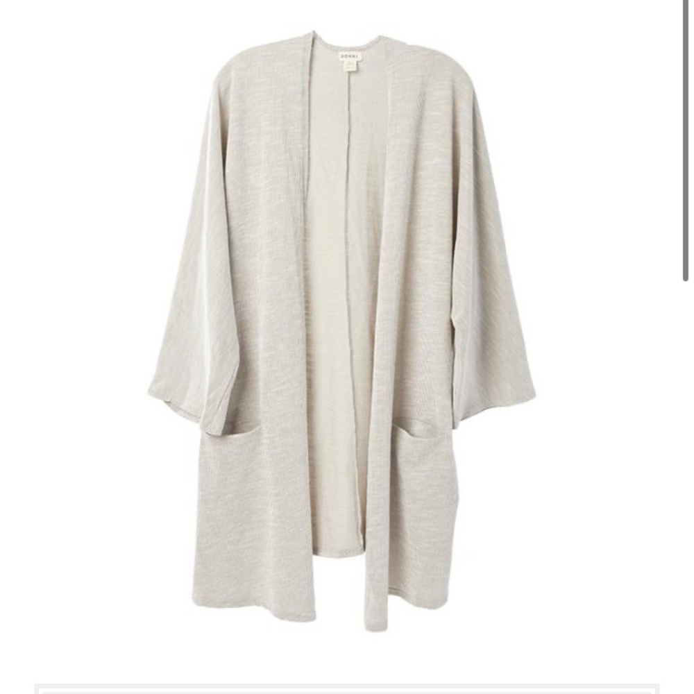 Donni. Ribbed Sweater Coat
